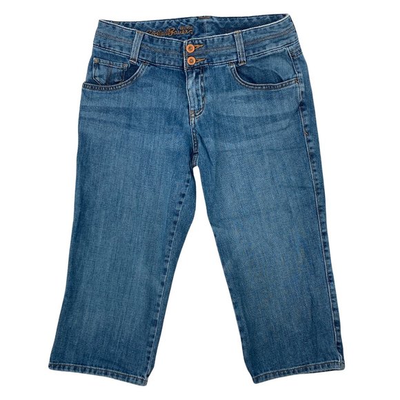 Eddie Bauer Petite Curvy Fit Capri Jeans - 6P - Picture 1 of 9